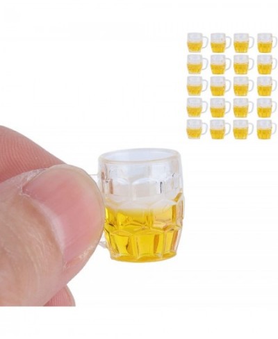 Miniature Beer Cups 20pcs Miniature Food Play Simulation Beer Mug DIY Earring Materials Doll House Accessories $18.55 - Dollh...