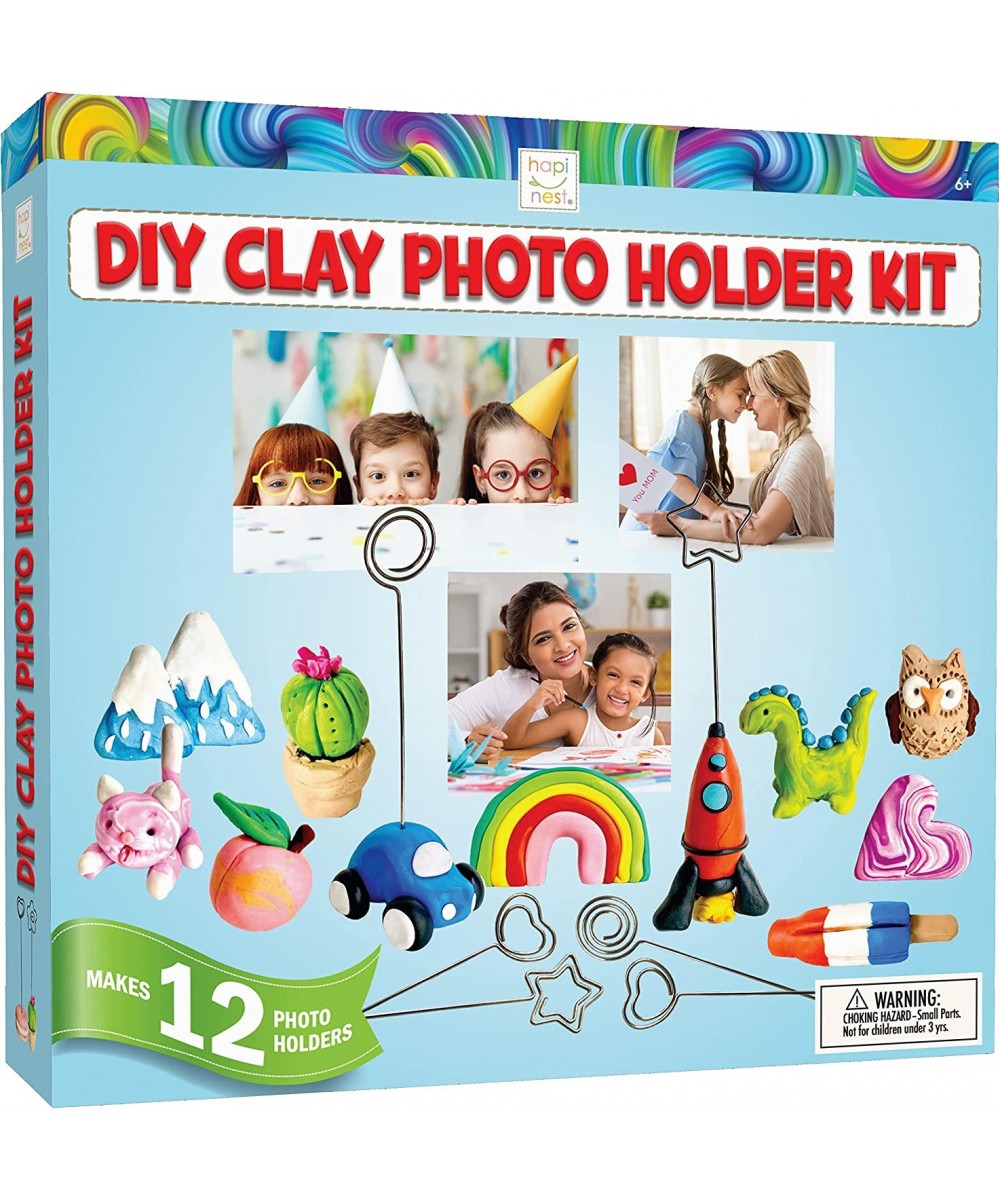 DIY Clay Photo Holder Kit Arts and Crafts Gifts for Kids Girls Boys Tweens and Teens Ages 6 7 8 9 10 11 12 13 Years Old and U...