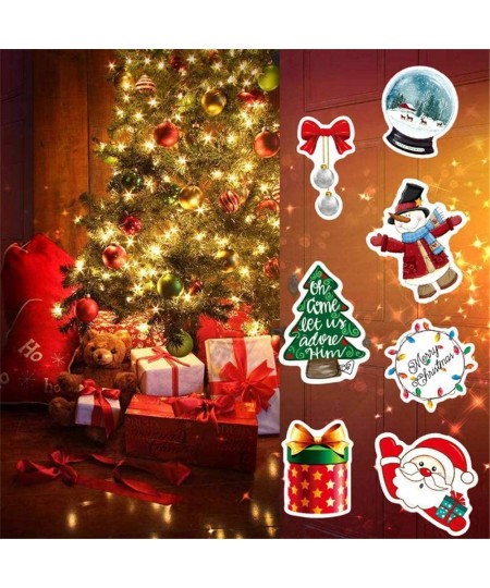 50pcs Merry Christmas Stickers for Water Bottles Hydro Flask Car Laptop Kids Boys Girls Toy Luggage Skateboard Motorcycle Bic...