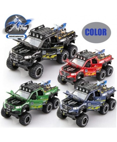 1/24 Metal Pickup Toy Truck car for Boys Over 3 Years Old Toys six Wheel Alloy die Casting Pull Back car Toy (Green) $43.30 -...