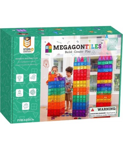 110PCS Premium Magnetic Tiles | STEM AUTHENTICATED | Magnetic Blocks | Magnetic Toys | Magnetic Building Blocks|Gift for Todd...