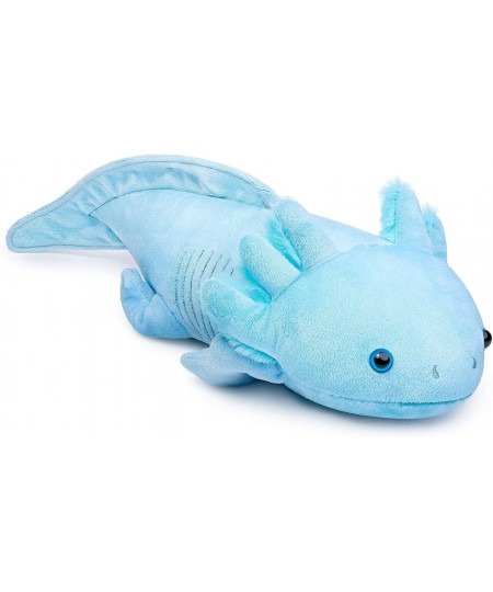 Giant Axolotl Plush-Blue 31.5" Lifelike Axolotl Stuffed Animal Soft Plush Stuffed Animal Weighted Plush Animals Axolotl Weigt...