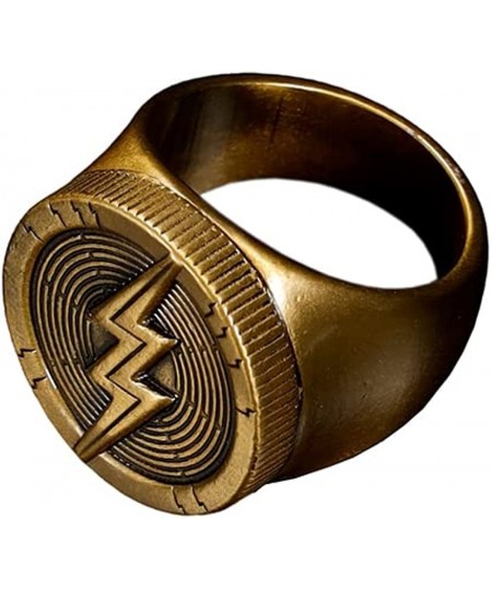 Golden lightning Ring Golden Size 10 Zinc Alloy Cosplay Prop $33.64 - Kids' Dress-Up Accessories