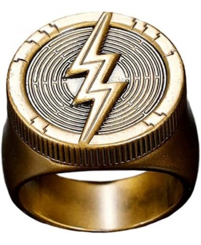 Golden lightning Ring Golden Size 10 Zinc Alloy Cosplay Prop $33.64 - Kids' Dress-Up Accessories