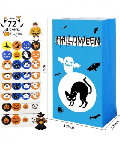 Halloween Candy Bags Party Favors-54 Packs Halloween Paper Party Bags for Trick or Treating Halloween Goodie Bags for Kids Mi...