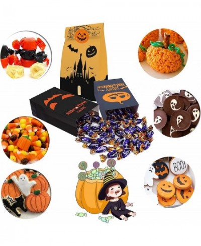 Halloween Candy Bags Party Favors-54 Packs Halloween Paper Party Bags for Trick or Treating Halloween Goodie Bags for Kids Mi...