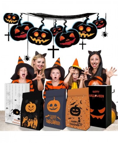 Halloween Candy Bags Party Favors-54 Packs Halloween Paper Party Bags for Trick or Treating Halloween Goodie Bags for Kids Mi...