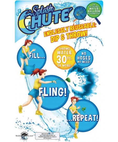 Splash Chutes Environmentally-Conscious Water-Balloon-Alternative Soaker Pack of 2 10" Diameter $25.71 - Water Balloons