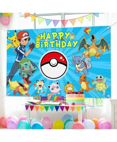 Kids Birthday Party Supplies Decorations Happy Birthday Banner Backdrop for Kids Party Favors Decor 5 x 3FT Background $27.53...