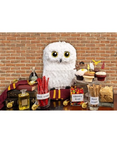 Owl Pinata — for Wizard Theme Woodland Forest Animal Parties — Birthday Party Supplies Pinatas and Decorations — Cute White S...