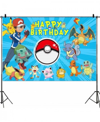 Kids Birthday Party Supplies Decorations Happy Birthday Banner Backdrop for Kids Party Favors Decor 5 x 3FT Background $27.53...