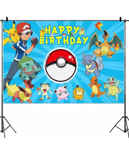 Kids Birthday Party Supplies Decorations Happy Birthday Banner Backdrop for Kids Party Favors Decor 5 x 3FT Background $27.53...