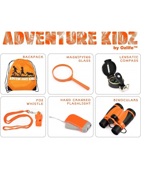 Adventure Kidz Outdoor Exploration Kits Orange and Yellow Bundle 12 Items $65.03 - Nature Exploration Toys