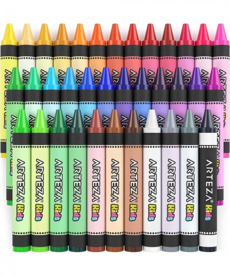 Jumbo Crayons Set of 36 Colors Vivid Toddler Crayons from Wax Art Supplies for Kids Craft and Drawing Activities $36.57 - Kid...