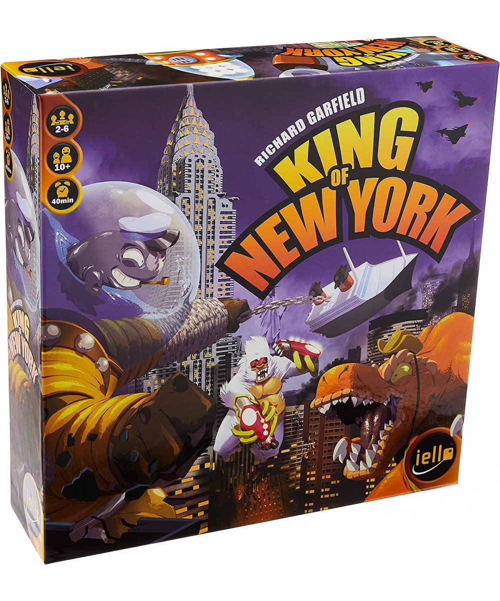 IELLO: King of New York 6 Monsters Enthralling Theme Simple Fast-Paced Strategy Board Game for 2 to 6 Players Ages 10 and Up ...