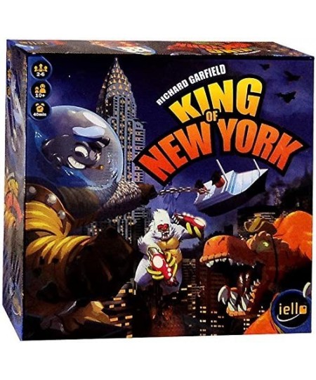 IELLO: King of New York 6 Monsters Enthralling Theme Simple Fast-Paced Strategy Board Game for 2 to 6 Players Ages 10 and Up ...