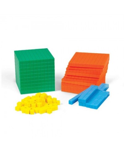 Differentiated Plastic Base Ten Blocks Complete Set Place Value Blocks Counting Cubes Base Ten Blocks Classroom Set Math Bloc...