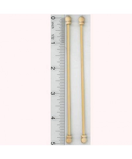 Pair of Curtain Rods in Wood $21.68 - Dollhouse Accessories