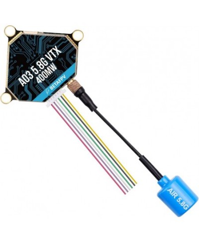 A03 5.8G VTX PIT/RCE/25/100/400mW Switchable FPV VTX Video Transmitter with Air Antenna MMCX Connector Support OpenTX for FPV...