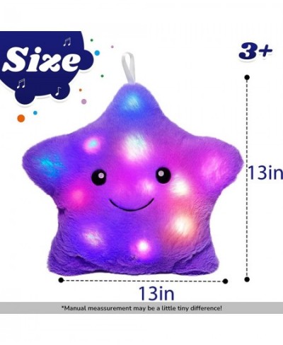 Musical Glow Twinkle Star Lullaby Light up Stuffed LED Toys Adjustable Volume Animated Reversible Soothe Kids Emotions Festiv...