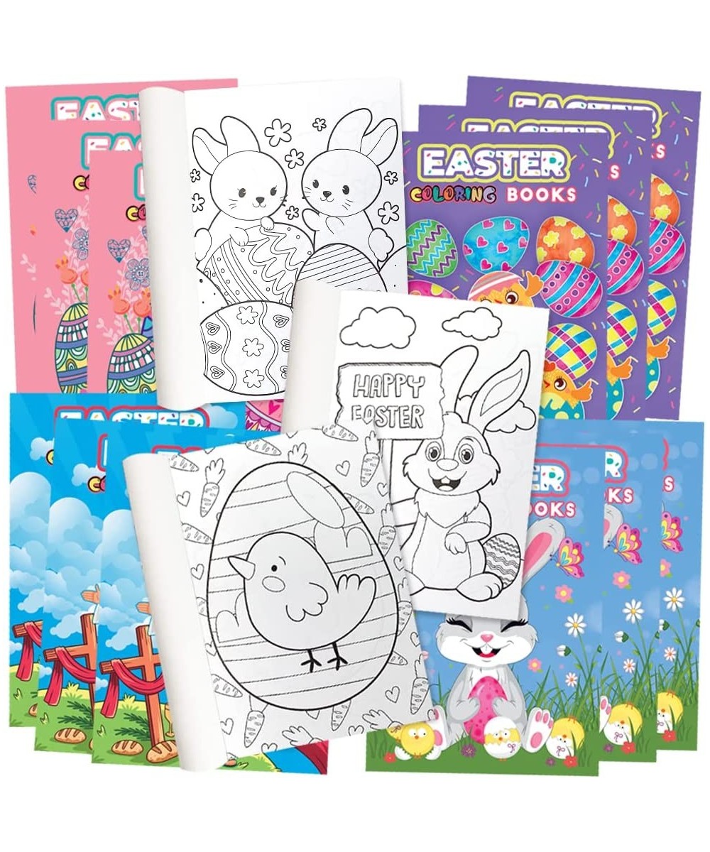 Assorted Easter Mini Coloring Books for Kids Easter Coloring Book Bulk Pack of 20 Easter Goodies For Kids Easter Basket Stuff...