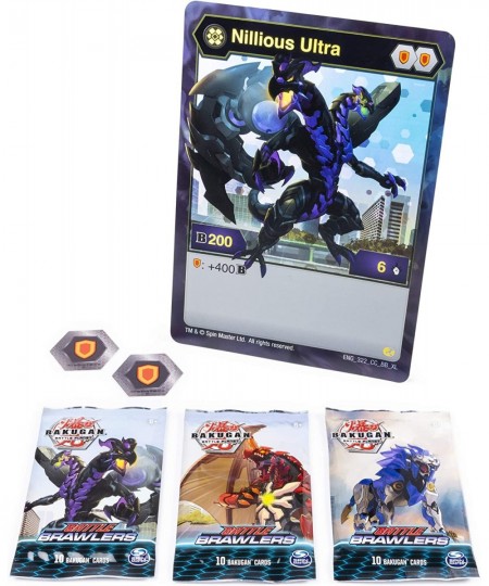 Bakugan Deluxe Battle Brawlers Card Collection with Jumbo Foil Nillious Ultra Card for Ages 6 and Up $33.84 - Card Games