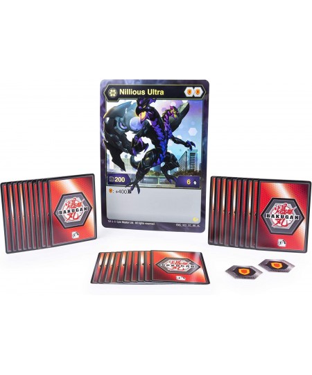 Bakugan Deluxe Battle Brawlers Card Collection with Jumbo Foil Nillious Ultra Card for Ages 6 and Up $33.84 - Card Games