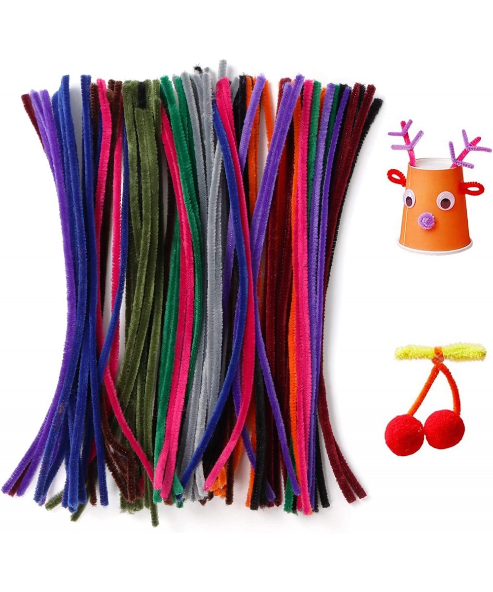 Pipe Cleaners DOITEM100 Pcs 10 Colors Chenille Stems for DIY Crafts Decorations Creative School Projects (6 mm x 12 Inch) $14...