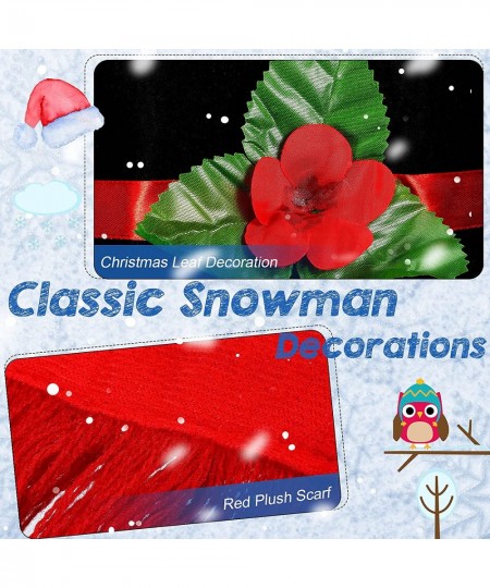 16 Pieces Christmas Snowman Kit Set Kids Cute Xmas Decorative Snowman Making Kit Fun Building Snowman Toy Accessories for Xma...