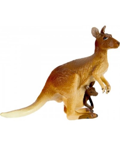 Wildlife Collection - Kangaroo with Baby Figurine Non-toxic and BPA Free - Ages 3 and Up $37.95 - Kids' Play Animal Figures