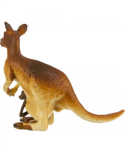 Wildlife Collection - Kangaroo with Baby Figurine Non-toxic and BPA Free - Ages 3 and Up $37.95 - Kids' Play Animal Figures