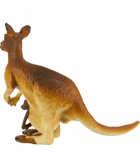 Wildlife Collection - Kangaroo with Baby Figurine Non-toxic and BPA Free - Ages 3 and Up $37.95 - Kids' Play Animal Figures