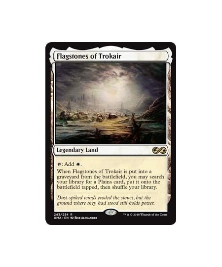 Magic: The Gathering - Flagstones of Trokair - Ultimate Masters - Rare $12.72 - Magic Kits & Accessories