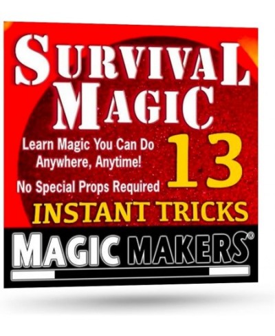 Simon Lovell's Survival Magic Magic You Can Do Anywhere Anytime - No Special Props Required $21.95 - Magic Kits & Accessories