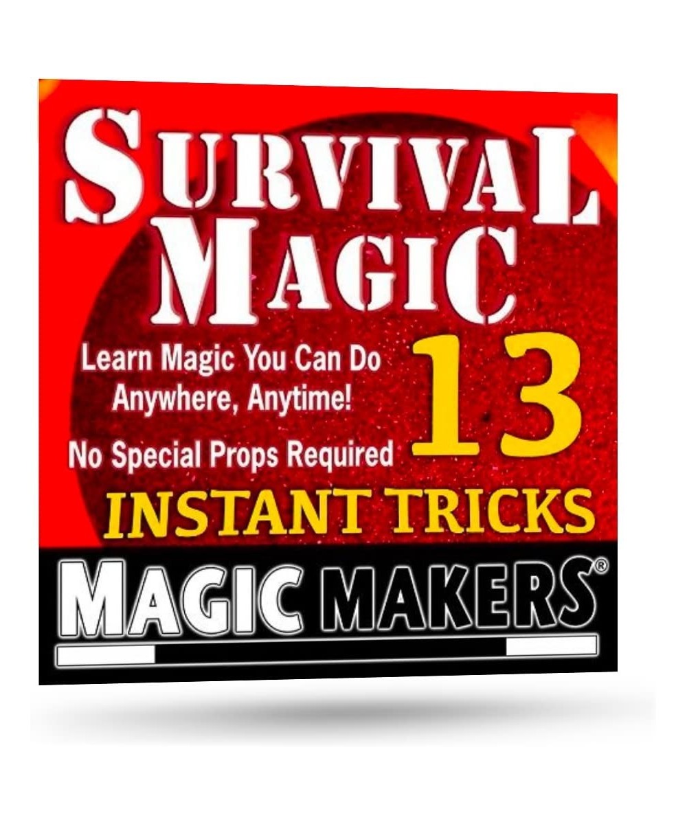 Simon Lovell's Survival Magic Magic You Can Do Anywhere Anytime - No Special Props Required $21.95 - Magic Kits & Accessories