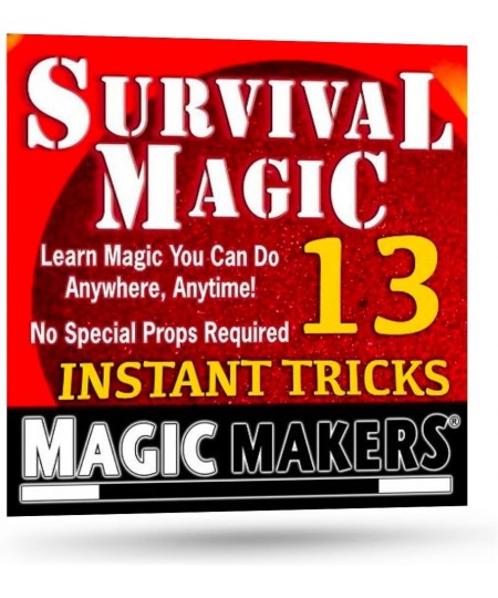 Simon Lovell's Survival Magic Magic You Can Do Anywhere Anytime - No Special Props Required $21.95 - Magic Kits & Accessories