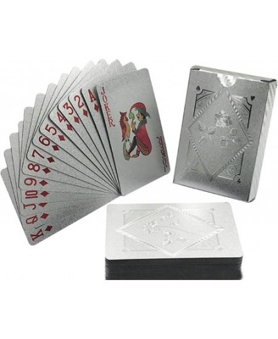 6 Decks of Playing Cards Waterproof Plastic Poker Cards Gold Foil Playing Cards for Party Game Poker Size Standard Index (2 G...