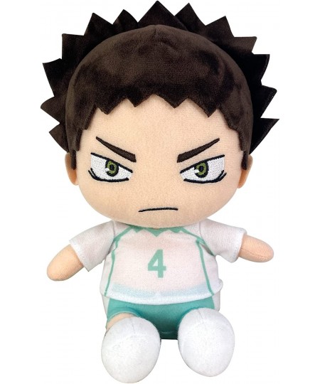 Haikyu!! S2- Iwaizumi Sitting Pose 6" H Plush Multi-Colored $24.50 - Plush Figure Toys