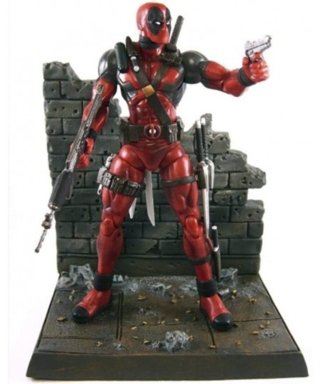 Marvel Select: Deadpool Action Figure Red black Standard $86.76 - Play Figure Playsets