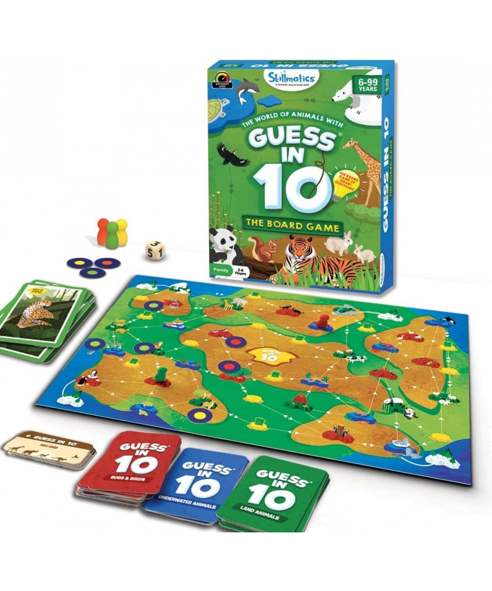 Card & Board Game : Guess in 10 World of Animals | Gifts Super Fun Family Game for 6 Year Olds and Up | Average Playtime 30 M...