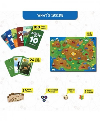 Card & Board Game : Guess in 10 World of Animals | Gifts Super Fun Family Game for 6 Year Olds and Up | Average Playtime 30 M...