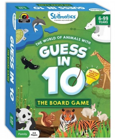 Card & Board Game : Guess in 10 World of Animals | Gifts Super Fun Family Game for 6 Year Olds and Up | Average Playtime 30 M...