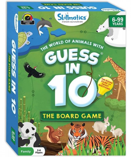 Card & Board Game : Guess in 10 World of Animals | Gifts Super Fun Family Game for 6 Year Olds and Up | Average Playtime 30 M...