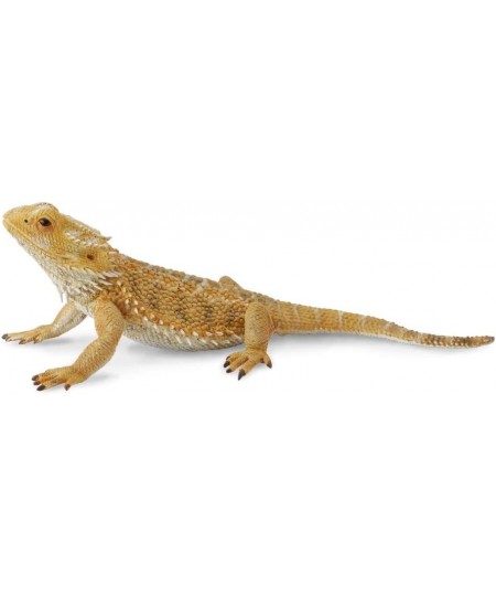 Bearded Dragon Lizard Toy Figure - Authentic Hand Painted Model Tan $14.34 - Kids' Play Animal Figures