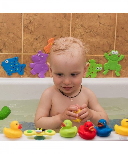 3Pcs Suction Toys for Toddlers - Suction Fidget Spinner for Baby Bath with Suction Cups toys that Stick to the High Chair - D...