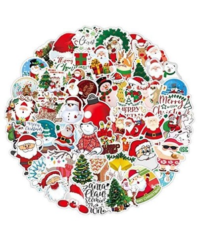 100PCS Christmas Stickers for Tags Crafts Windows Water Bottles Car Laptop Luggage Skateboard Motorcycle Snowboard Phone Stic...