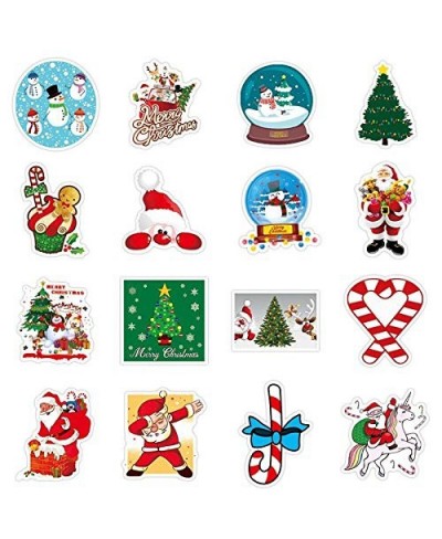 100PCS Christmas Stickers for Tags Crafts Windows Water Bottles Car Laptop Luggage Skateboard Motorcycle Snowboard Phone Stic...