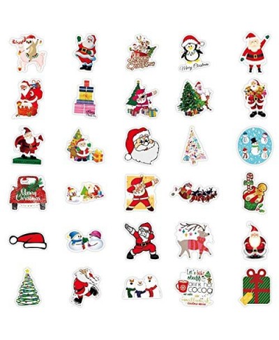 100PCS Christmas Stickers for Tags Crafts Windows Water Bottles Car Laptop Luggage Skateboard Motorcycle Snowboard Phone Stic...