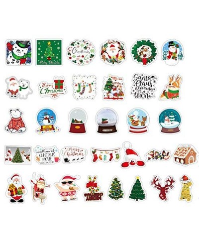 100PCS Christmas Stickers for Tags Crafts Windows Water Bottles Car Laptop Luggage Skateboard Motorcycle Snowboard Phone Stic...