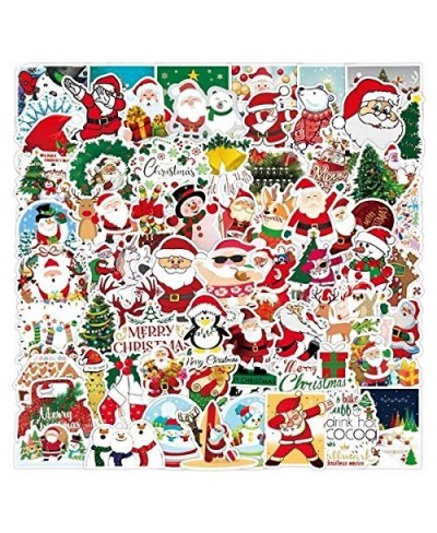 100PCS Christmas Stickers for Tags Crafts Windows Water Bottles Car Laptop Luggage Skateboard Motorcycle Snowboard Phone Stic...